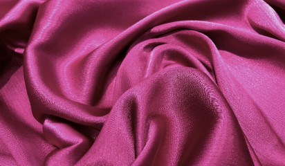 Креп-шифон искусственный фуксия КШ-024/7
