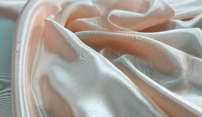 Перл-шифон искусственный  розовый ПШ-001/1