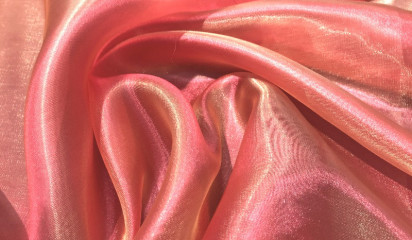 Органза зеркальная оранжевая ОР-005/24