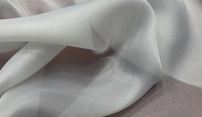 Органза матовая серая ОР-025/6