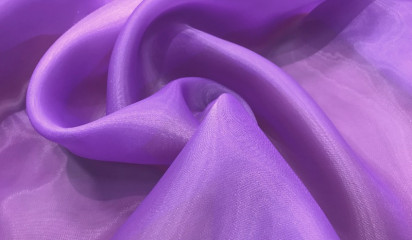 Органза матовая фиолетовая ОР-025/12