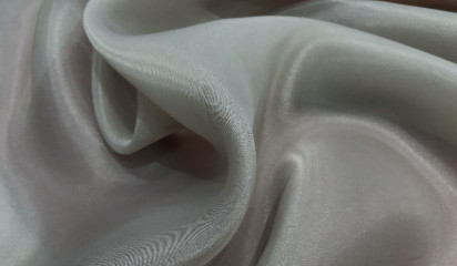 Органза матовая серая ОР-025/23