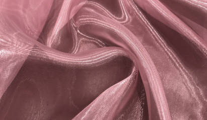 Органза полупрозрачная розовая ОР-030/11