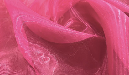 Органза полупрозрачная  розовая ОР-030/13
