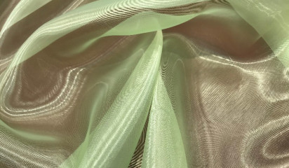 Органза полупрозрачная лаймовая ОР-030/19