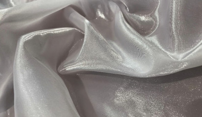 Органза "Твинкл" белая ТВ - 001/1