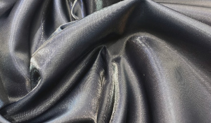 Органза "Твинкл" темно - синяя ТВ - 001/12