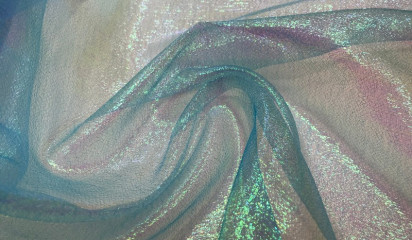 Органза "Кристалон" голубой  К - 001/11