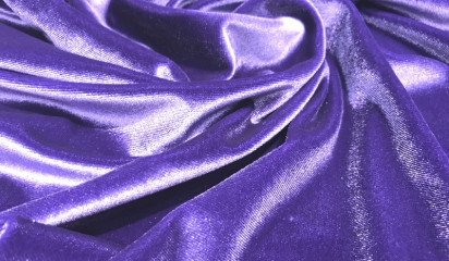 Бархат стрейч фиолетовый Б - 001/9