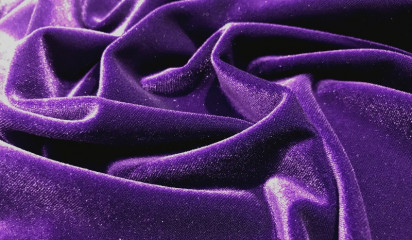 Бархат стрейч фиолетовый Б - 001/10