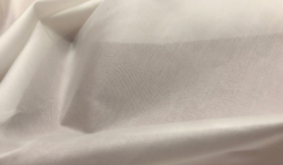 Органза натуральная матовая полупрозрачная молоко ОР - 018/2