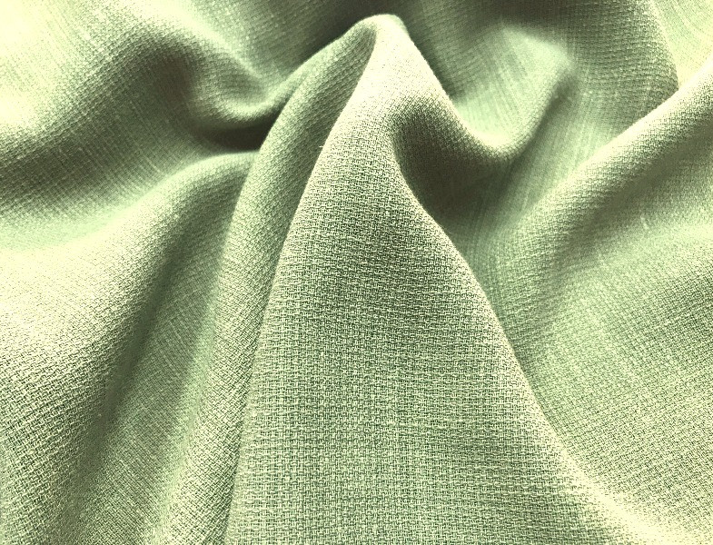 Костюмная ткань светло-зеленая КМ -209