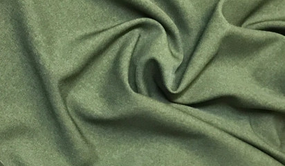 Костюмная ткань зеленая КМ - 026/3