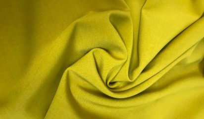 Костюмная ткань желтая КМ - 456