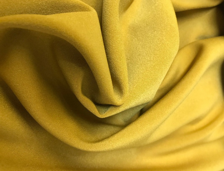 Костюмная ткань желтая КМ - 053