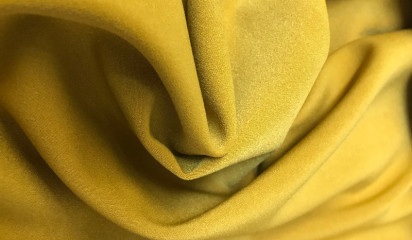 Костюмная ткань желтая КМ - 053