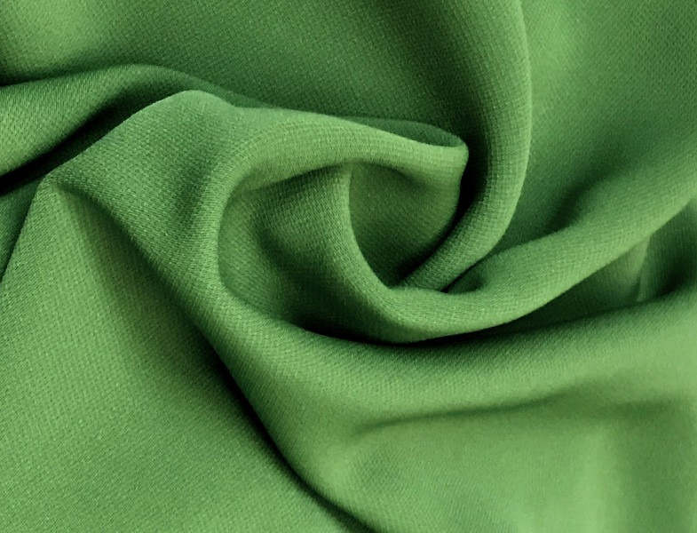 Костюмная ткань зеленая КМ - 035