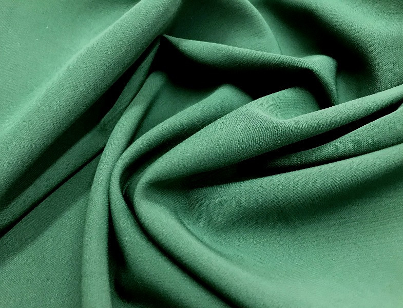 Костюмная ткань зеленая КМ - 049