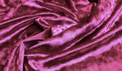 Бархат стрейч крэш темно-розовый Б - 002/14