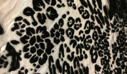 Пан - бархат шелковый черный Б- 099/2