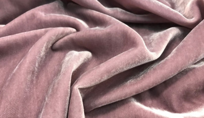 Бархат - шелк розовый Б - 125/1