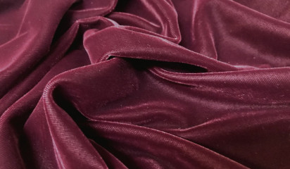 Микро - бархат стрейч темно-вишневый Б - 088/13