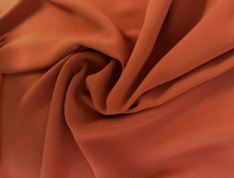 Костюмная ткань оранжевая КМ - 321