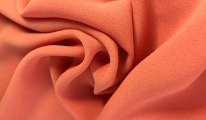 Костюмная ткань оранжевая КМ - 273