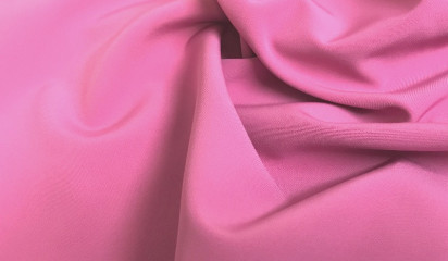 Костюмная ткань розовая КМ - 058