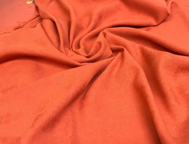 Костюмная ткань оранжевая КМ -1209