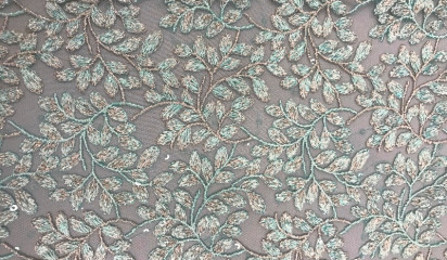 Кружево серо-зеленое КР - 0225