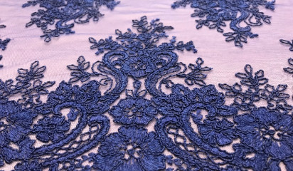 Кружево синее КР - 9817