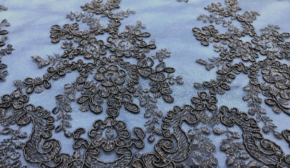 Кружево темно-синее КР - 065/1