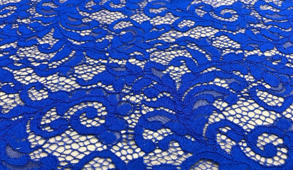 Гипюр ярко-синий Г -196/2