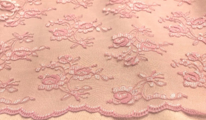 Гипюр "DEMET" розовый Г - 072
