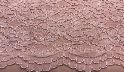 Гипюр розовый Г - 148/2