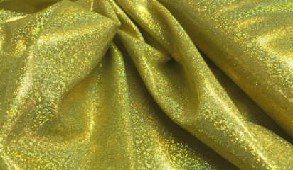 Бифлекс золотой с голографическим напылением ГЛ - 012/12