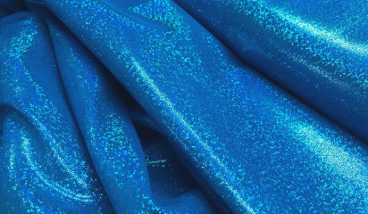Бифлекс синий с голографическим напылением ГЛ - 012/13