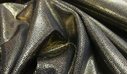 Бифлекс черный с золотым напылением ГЛ - 012/14