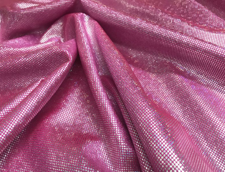 Бифлекс ярко-розовый с серебряным напылением ГЛ - 011/3