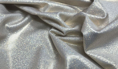 Бифлекс белый с золотым с напылением ГЛ - 011/4