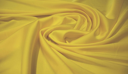 Атлас стрейч "APMAНИ" однотонный желтый  А - 116/5