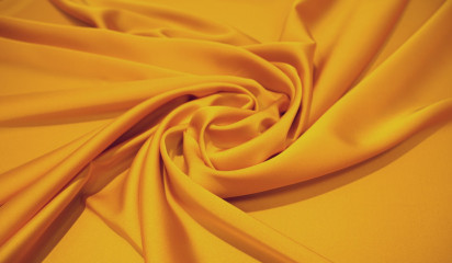 Атлас стрейч "APMAНИ" однотонный желтый   А - 116/11