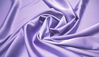 Атлас стрейч "APMAНИ"  однотонный фиолетовый  А - 116/13