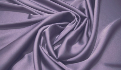 Атлас стрейч "APMAНИ" однотонный фиолетовый  А - 116/16