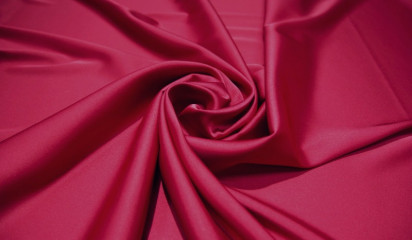 Атлас стрейч "APMAНИ" однотонный розовый  А - 116/24