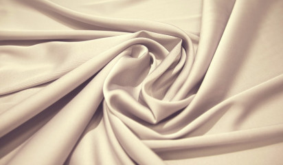 Атлас стрейч "APMAНИ" однотонный телесный  А - 116/31