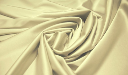 Атлас стрейч "APMAНИ" однотонный  телесный  А - 116/34