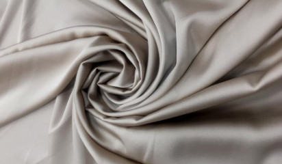 Атлас стрейч "APMAНИ" однотонный  телесный  А - 116/37