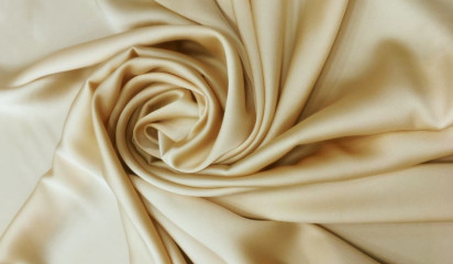 Атлас стрейч "APMAНИ" однотонный телесный А - 116/38